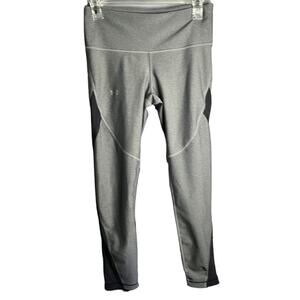 Under Armour Gray Black Compression Cropped Leggings Medium